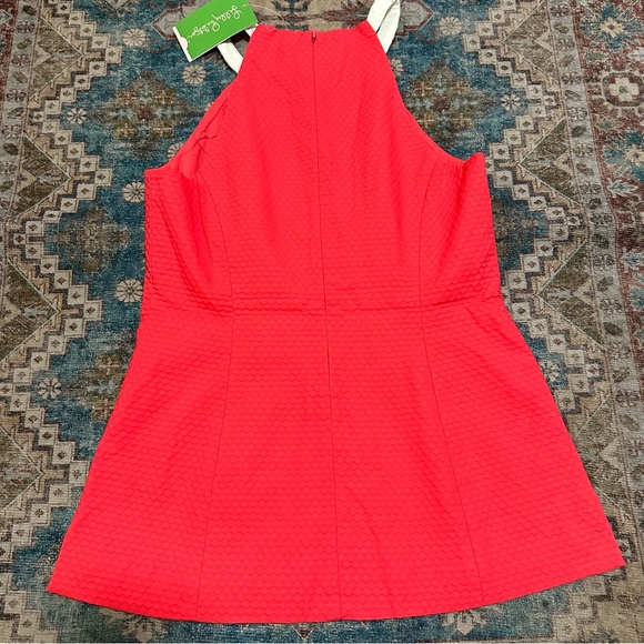 NWT Lilly Pulitzer• Annabelle Top in Coral size 4 - Picture 5 of 5
